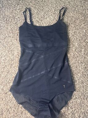 Juicy Couture Black Intimates Bodysuit Top with Pink Label